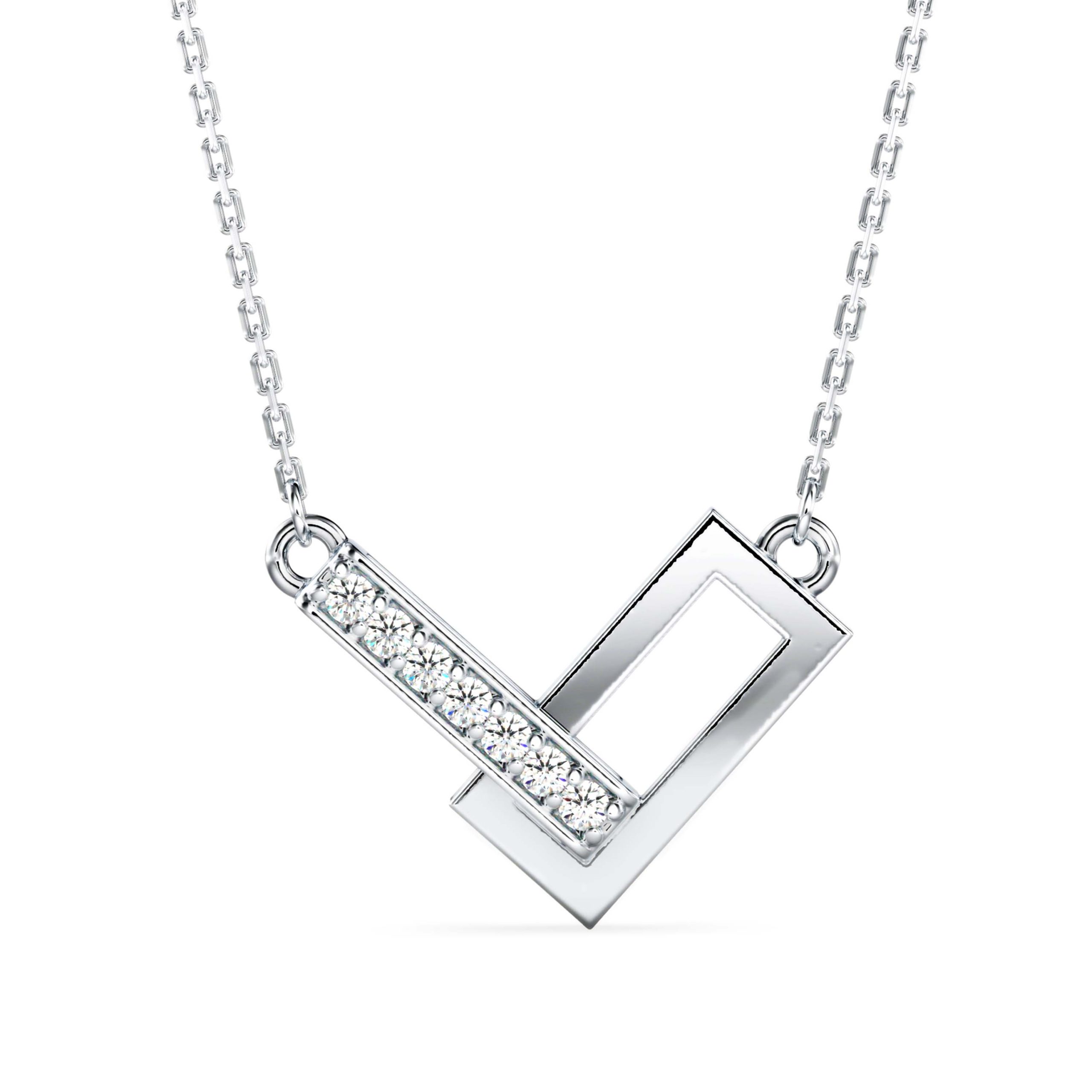Diamond Pendant Necklace (DOC - P 1204) - Image 5