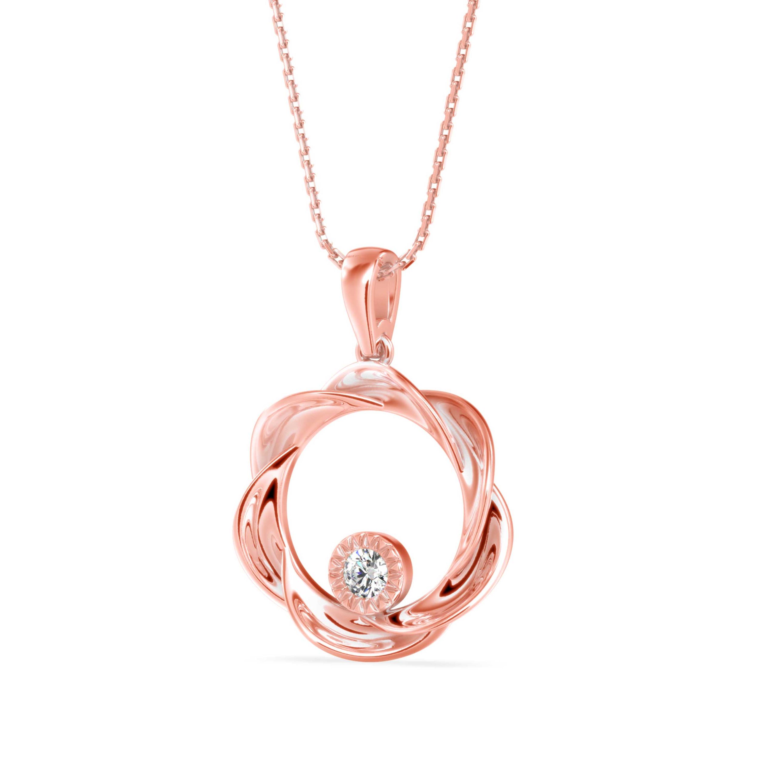 Diamond Pendant Necklace (DOC - P 1206) - Image 2