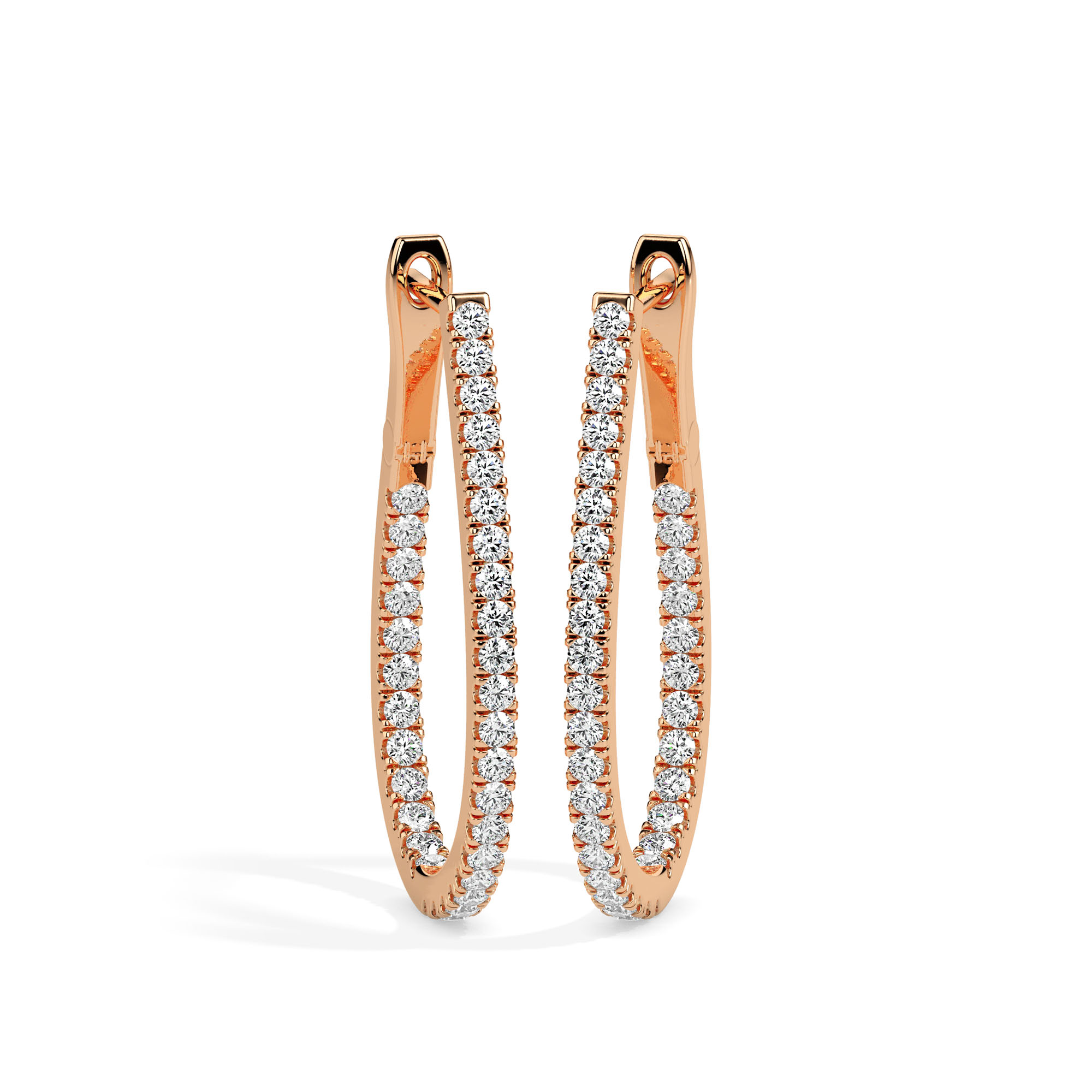 Diamond Earrings (Design Code 17017) - Image 4