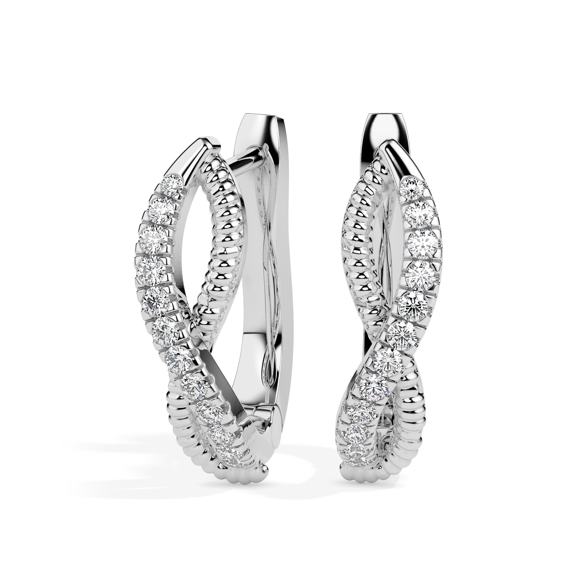 Diamond Earrings (Design Code 17072) - Image 6