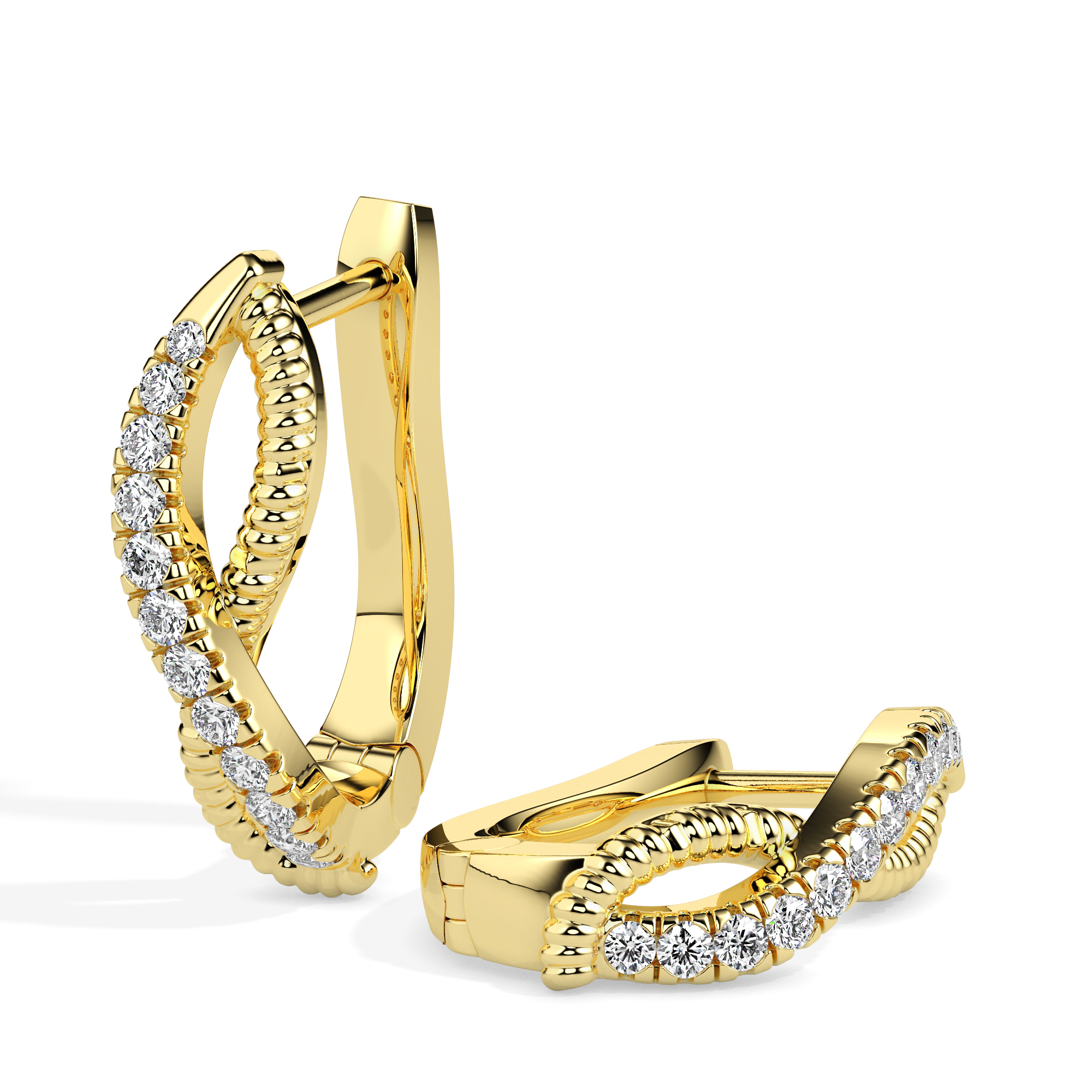 Diamond Earrings (Design Code 17072) - Image 13