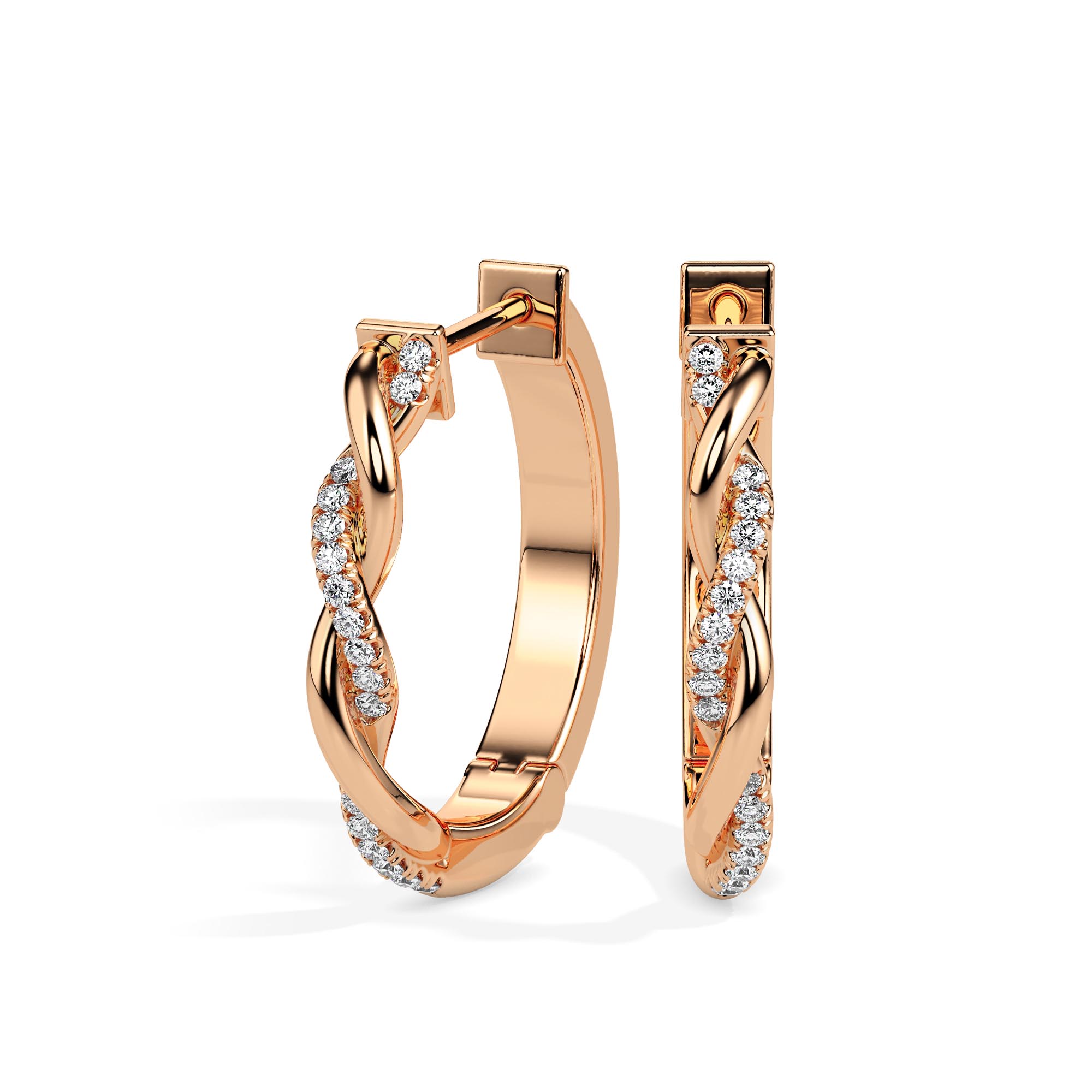 Diamond Earrings (Design Code 17080) - Image 2