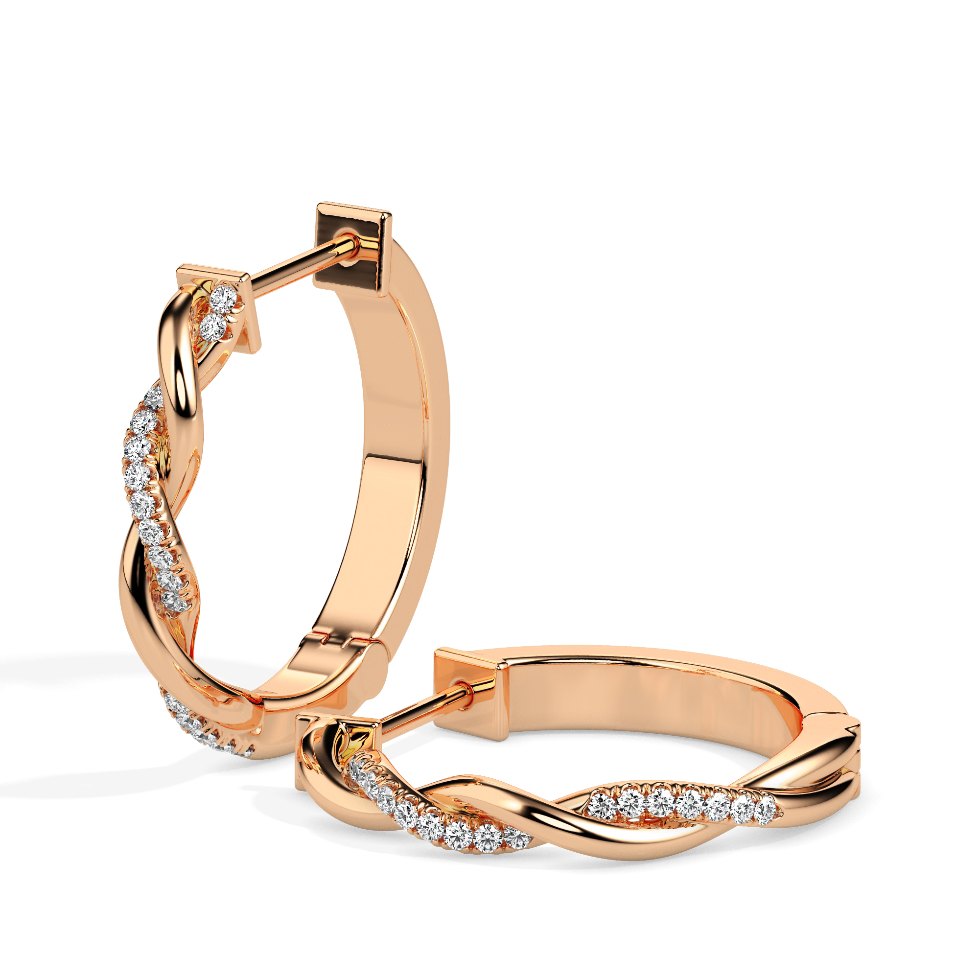 Diamond Earrings (Design Code 17080) - Image 5