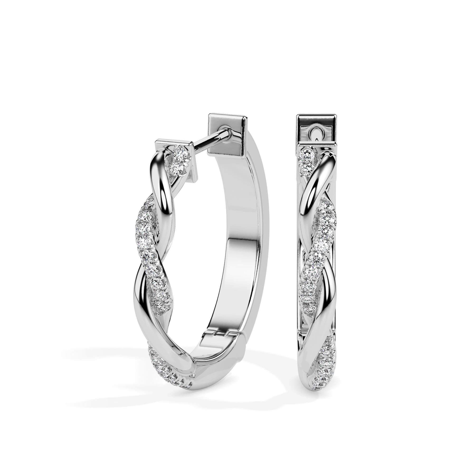 Diamond Earrings (Design Code 17080) - Image 6