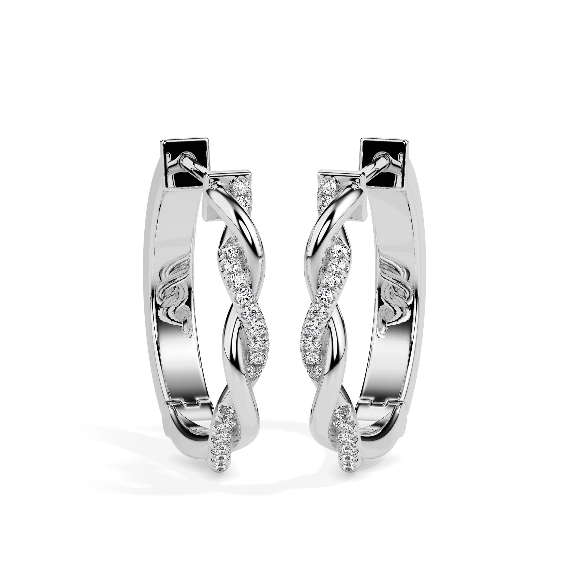 Diamond Earrings (Design Code 17080) - Image 8