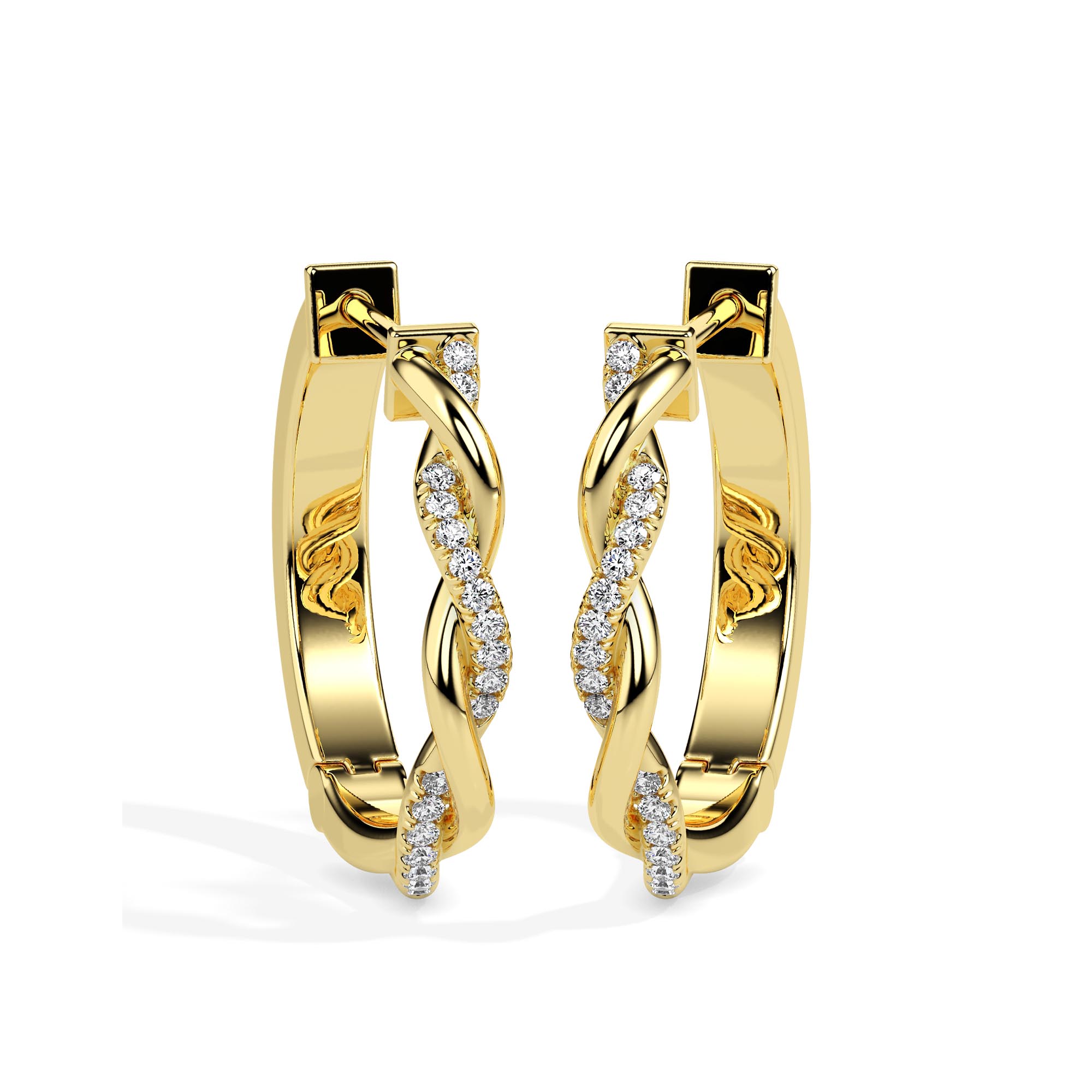 Diamond Earrings (Design Code 17080) - Image 12