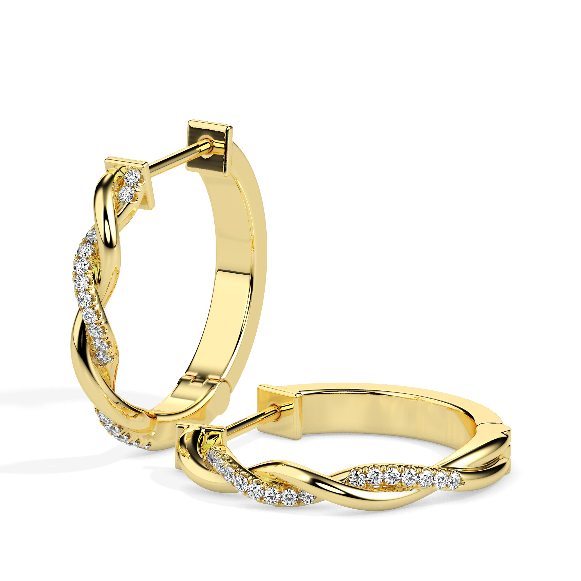 Diamond Earrings (Design Code 17080) - Image 13